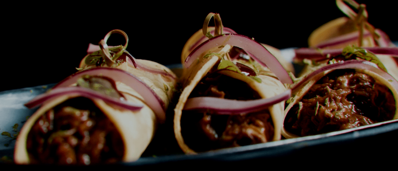 Receta de taco de costilla laqueada